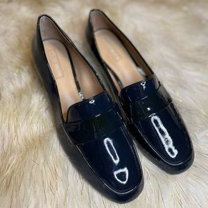 Antonio Milano genuine leather heel loafers size 8m (narrow shoes)